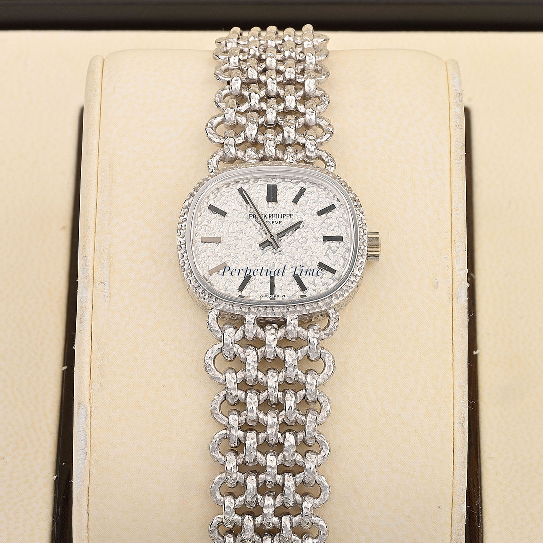 Patek Philippe Golden Ellipse Hammered Dial 4133/1G