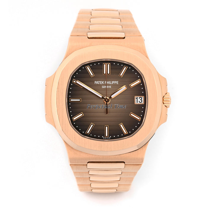 Patek Philippe Nautillus 5711-1R 40mm Rose Gold - Smoked Brown Dial