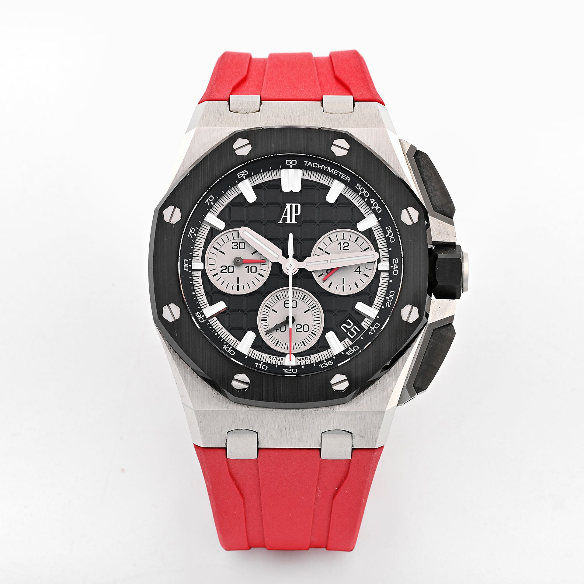 Audemars Piguet Royal Oak Chronograph 26420SO.OO.A002CA.01 Black w/ Mega Tapisserie