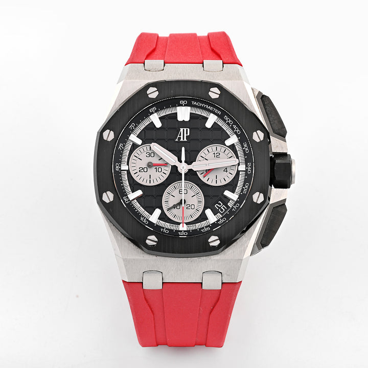Audemars Piguet Royal Oak Chronograph 26420SO.OO.A002CA.01 Black w/ Mega Tapisserie