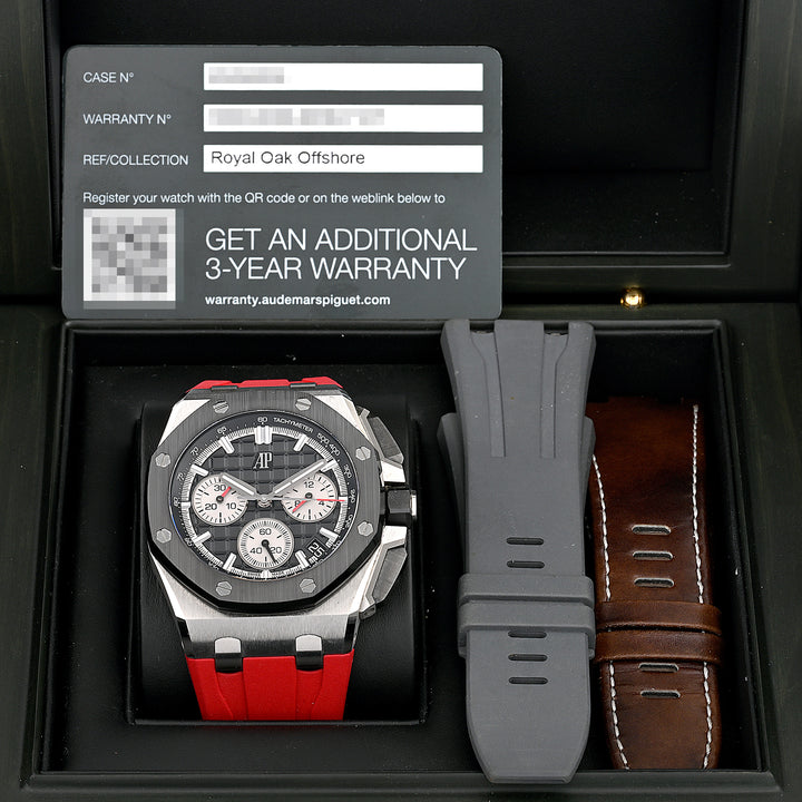 Audemars Piguet Royal Oak Chronograph 26420SO.OO.A002CA.01 Black w/ Mega Tapisserie