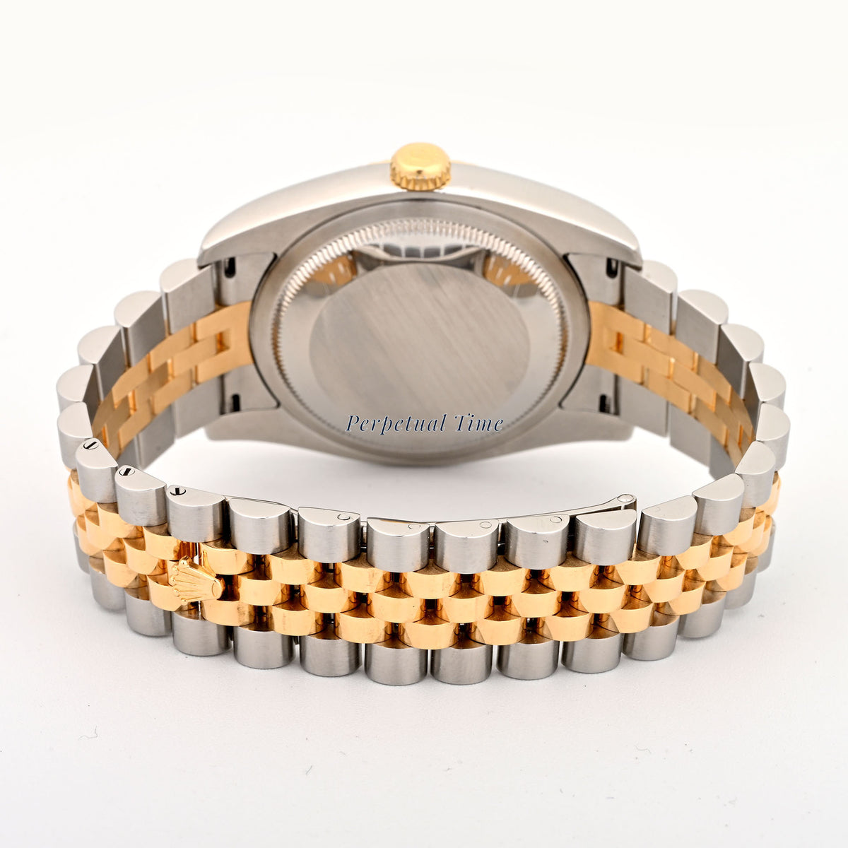Rolex Datejust 36 Blue Concentric Arabic Dial Two Tone Jubilee 116233 with Card