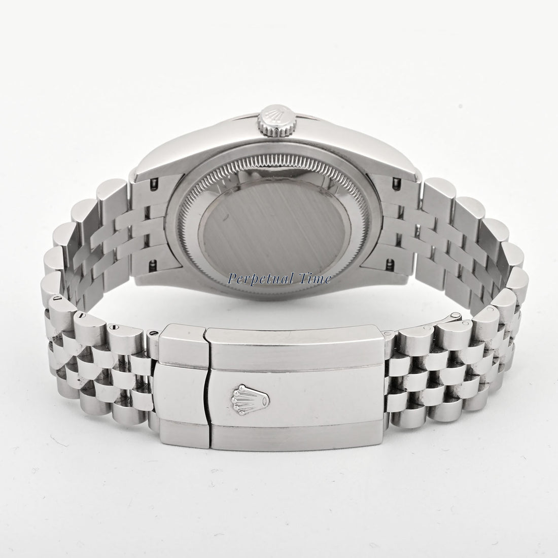 Rolex Datejust 36mm Blue Computer Diamond Dial 126234 Fluted Bezel Jubilee Band