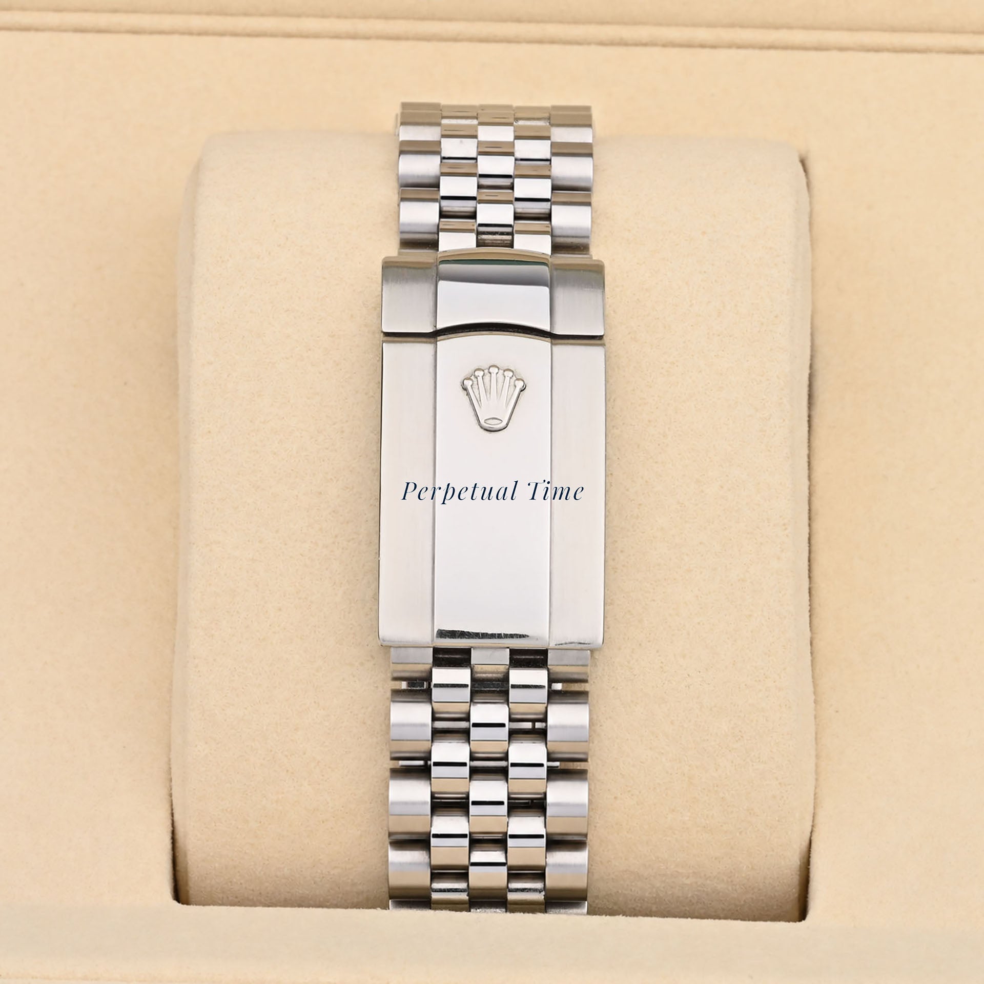 Rolex Datejust 36mm Blue Computer Diamond Dial 126234 Fluted Bezel Jubilee Band