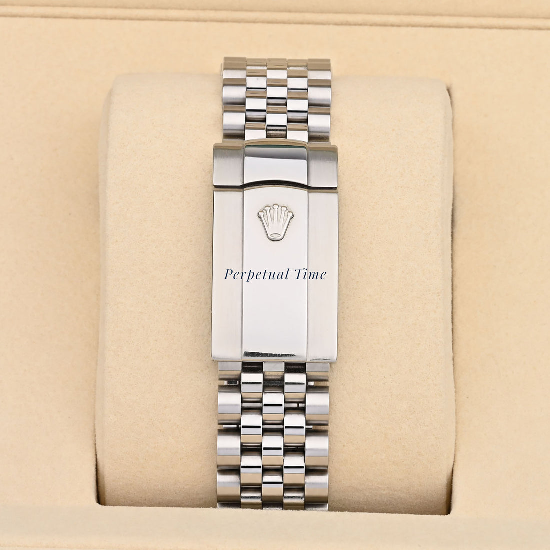 Rolex Datejust 36mm Blue Computer Diamond Dial 126234 Fluted Bezel Jubilee Band