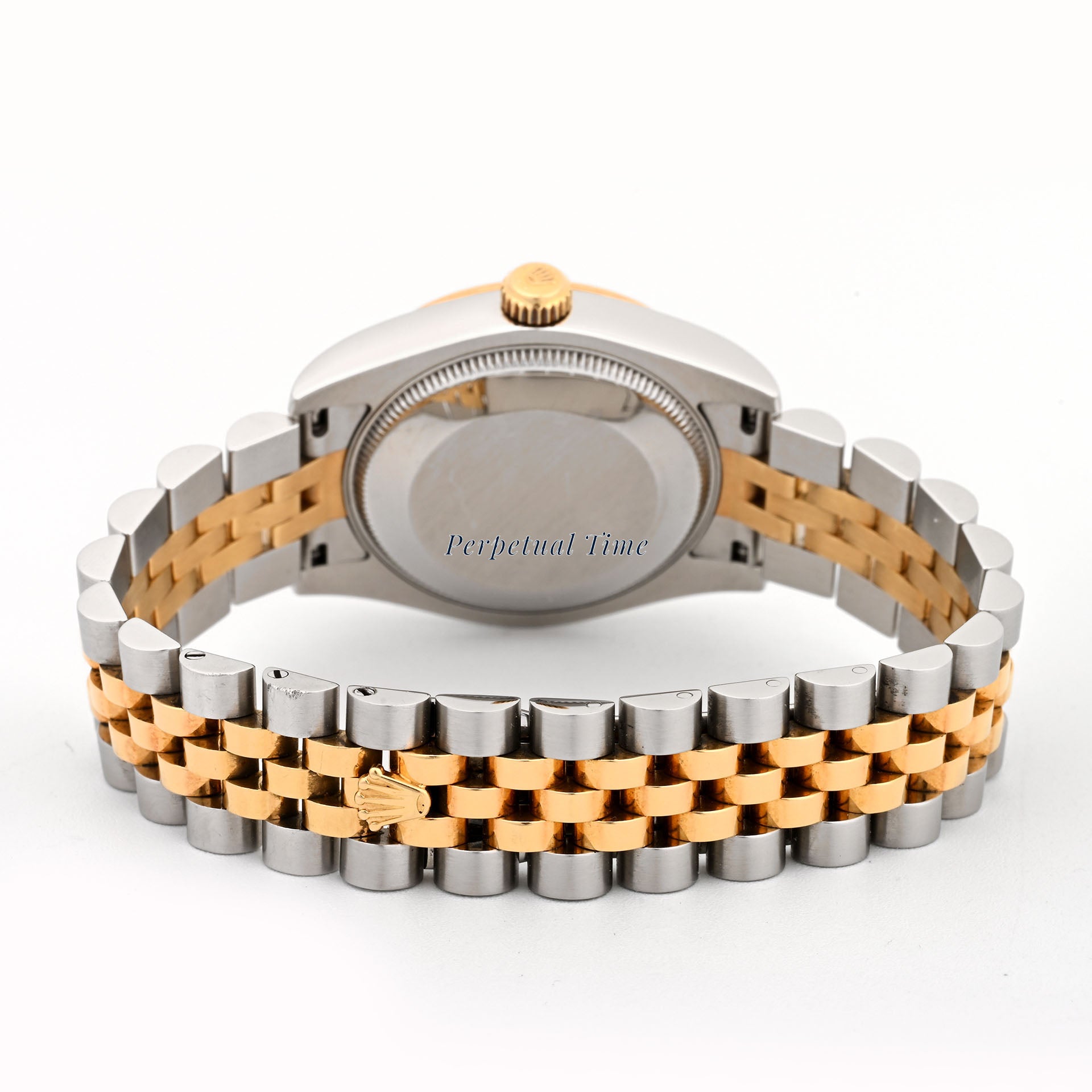 Rolex Datejust 31mm Black Diamond Dial 178273 Two Tone Jubilee Band Card 2013