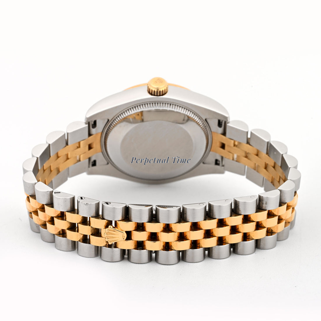Rolex Datejust 31mm Black Diamond Dial 178273 Two Tone Jubilee Band Card 2013