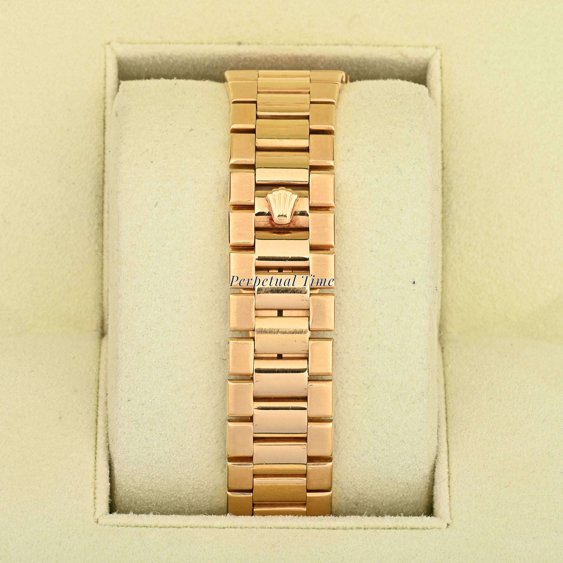 Rolex Day-Date 36mm Oysterquartz Yellow Gold Burlwood Dial 19018