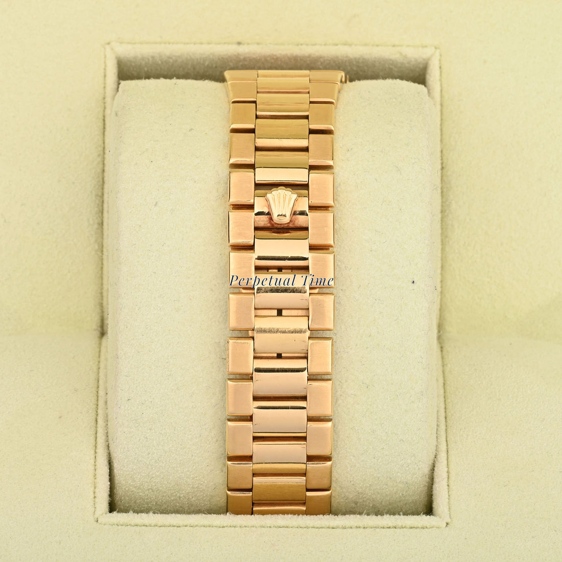 Rolex Day-Date 36mm Oysterquartz Yellow Gold Burlwood Dial 19018
