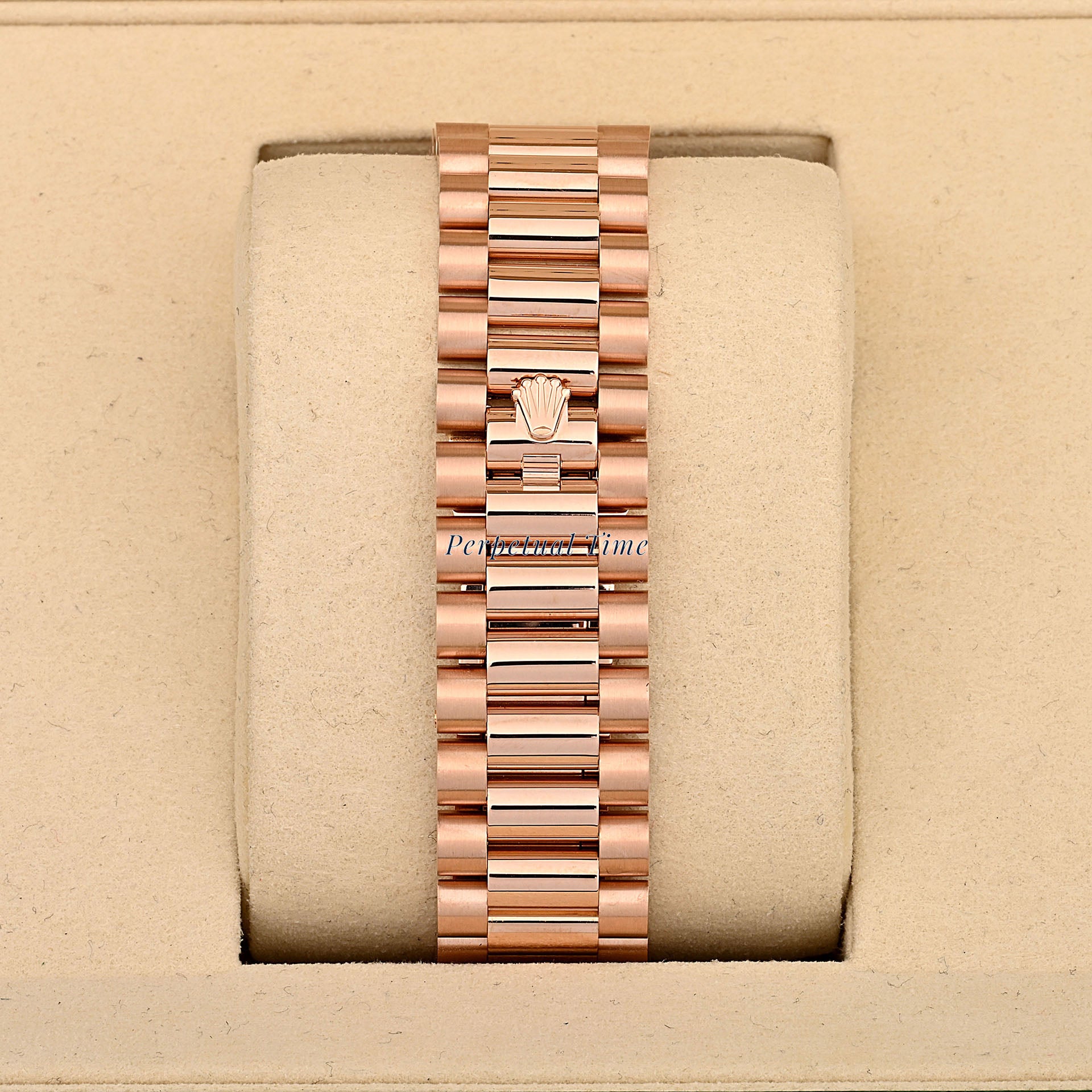 Rolex Day-Date 40mm Rose Gold White Roman Dial 228235 Card 2019