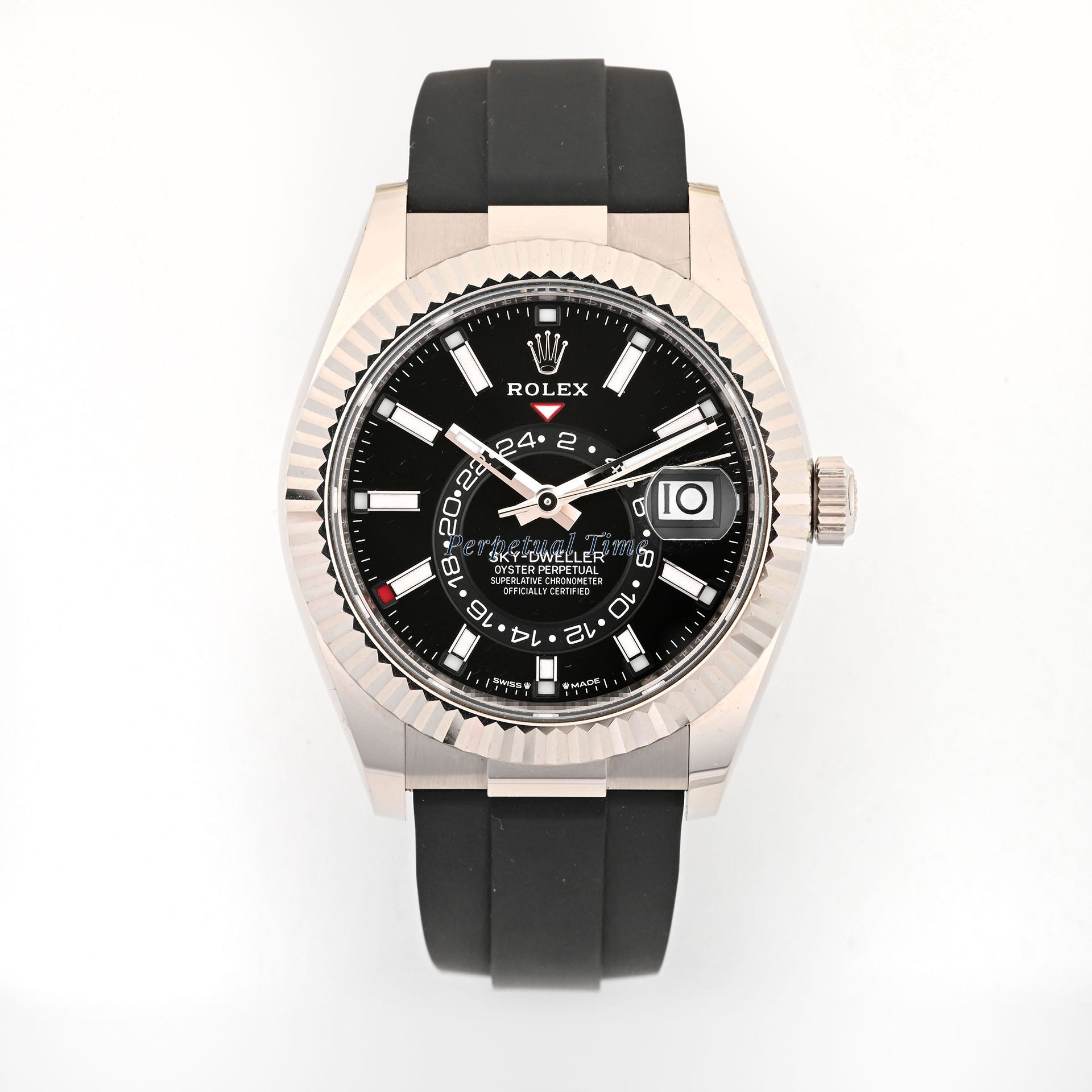 Rolex Sky-Dweller Oyster Flex 42mm White Gold Black Dial 336239 With Card 2026