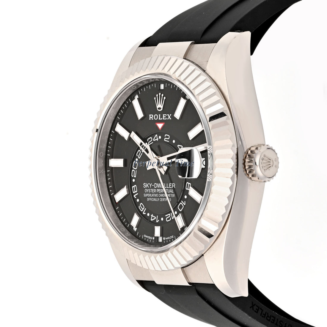 Rolex Sky-Dweller Oyster Flex 42mm White Gold Black Dial 336239 With Card 2026