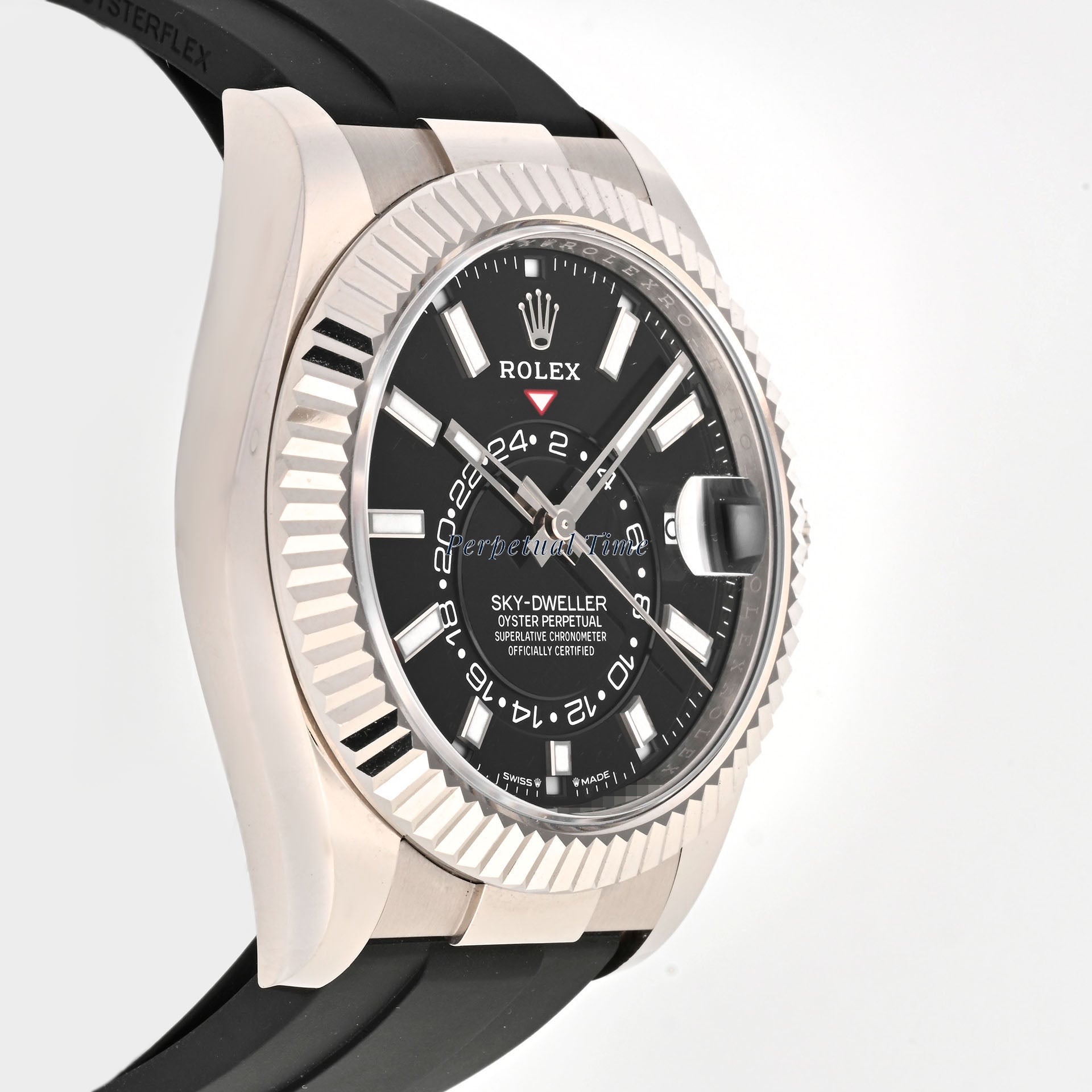 Rolex Sky-Dweller Oyster Flex 42mm White Gold Black Dial 336239 With Card 2026