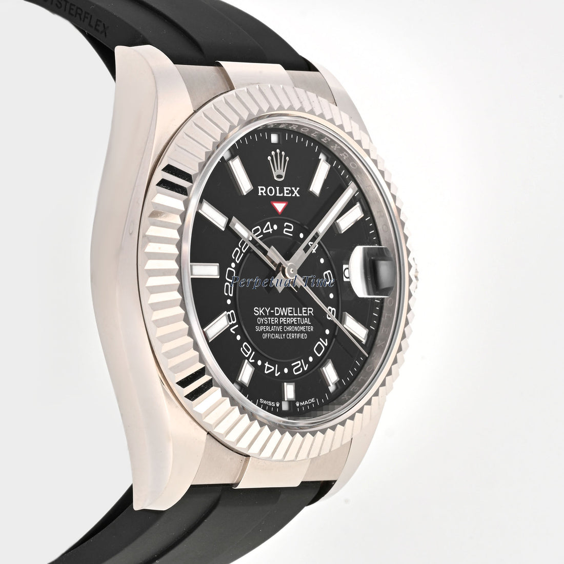 Rolex Sky-Dweller Oyster Flex 42mm White Gold Black Dial 336239 With Card 2026