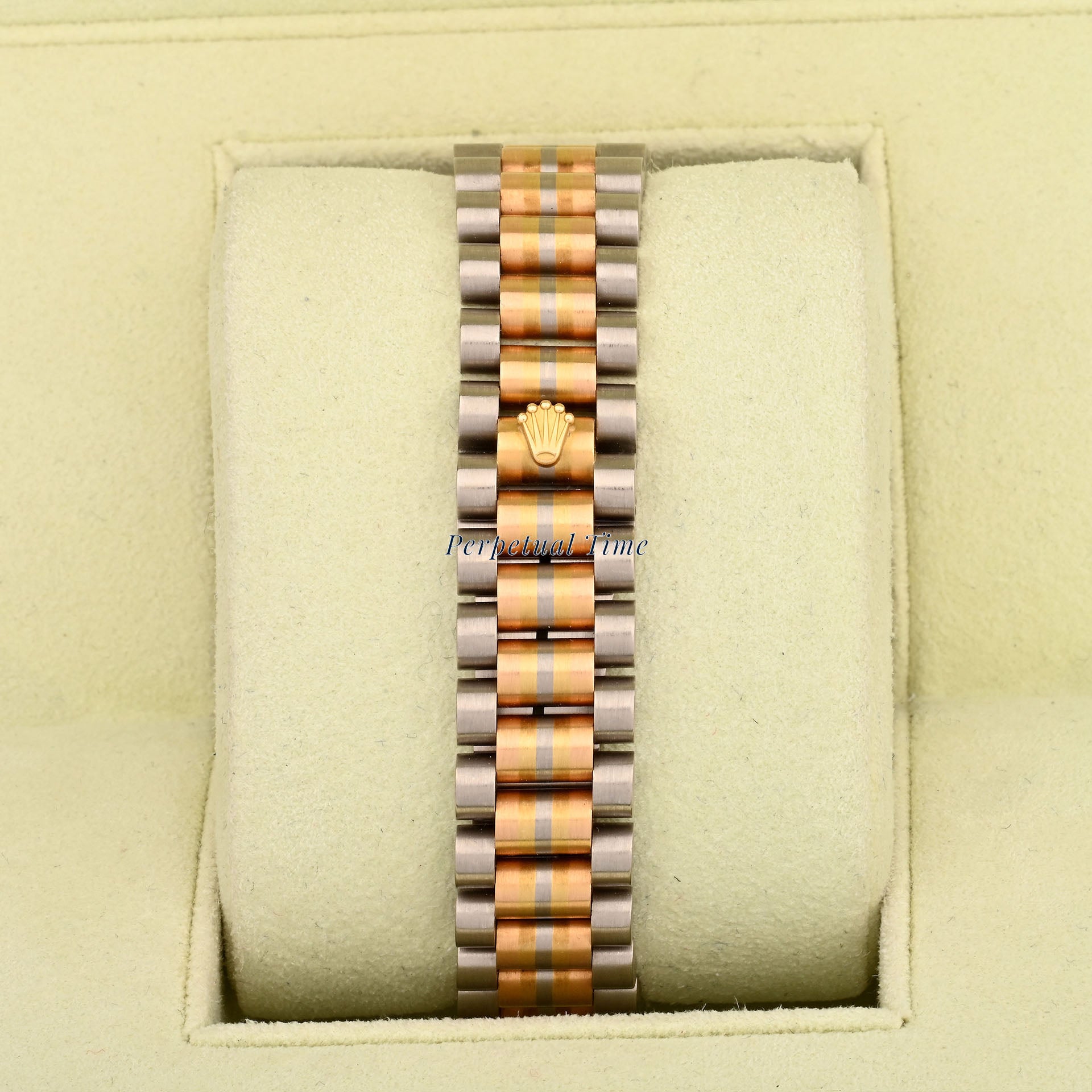 Rolex Datejust 31mm Silver Computer Diamond Dial 68279 Fluted Bezel President Band
