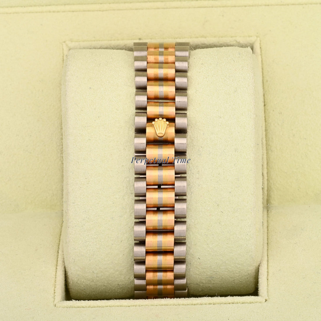 Rolex Datejust 31mm Silver Computer Diamond Dial 68279 Fluted Bezel President Band
