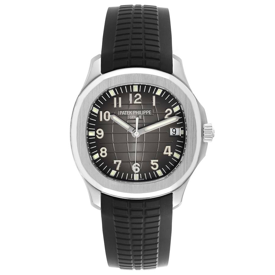 PATEK PHILIPPE AQUANAUT STAINLESS STEEL 40MM 5167A-001 | BLACK DIAL | BLACK RUBBER STRAP |