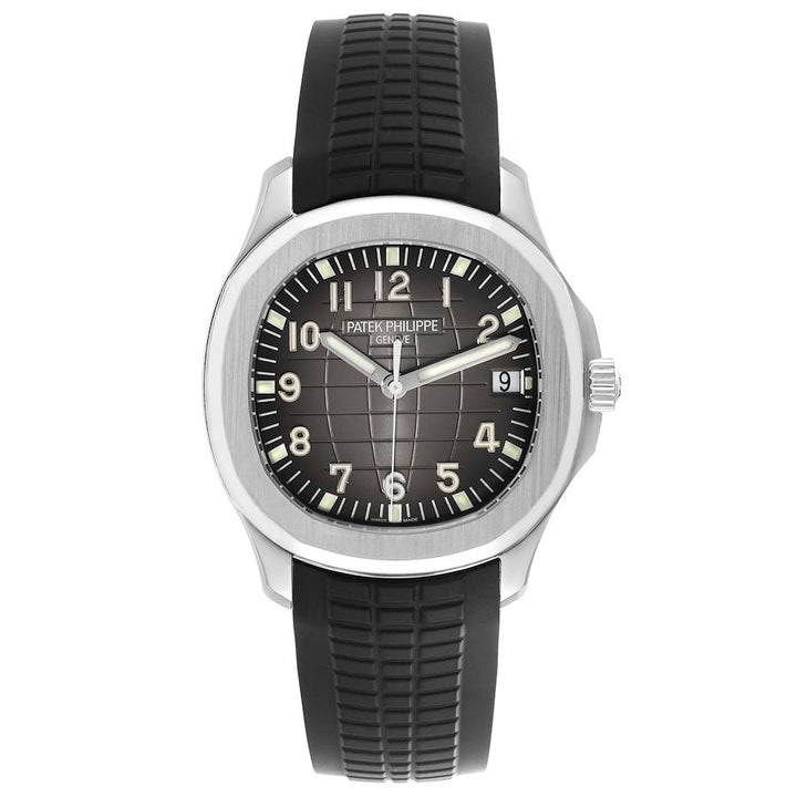 PATEK PHILIPPE AQUANAUT STAINLESS STEEL 40MM 5167A-001 | BLACK DIAL | BLACK RUBBER STRAP |