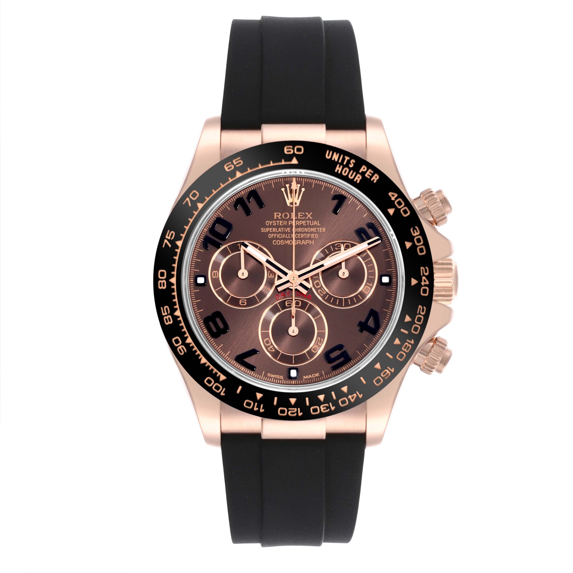 ROLEX DAYTONA OYSTERFLEX ROSE GOLD 116515 |CHOCOLATE ARABIC| OYSTERFLEX|