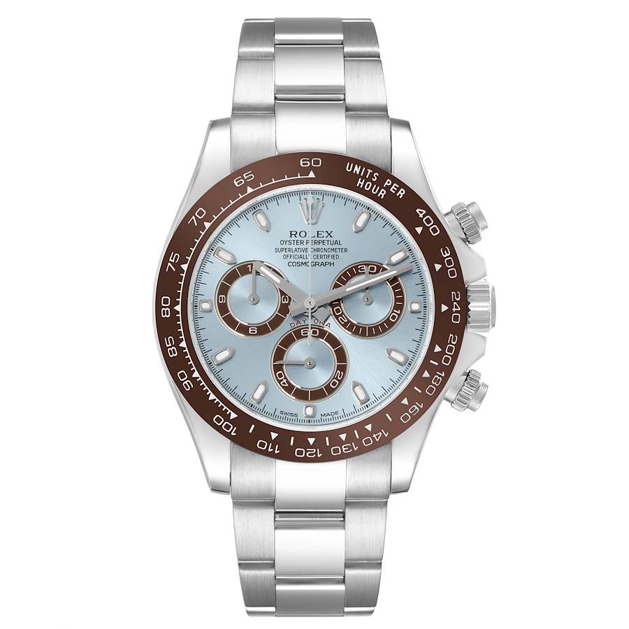 ROLEX DAYTONA PLATNIUM 40MM 116506 |ICE BLUE DIAL | OYSTER BAND