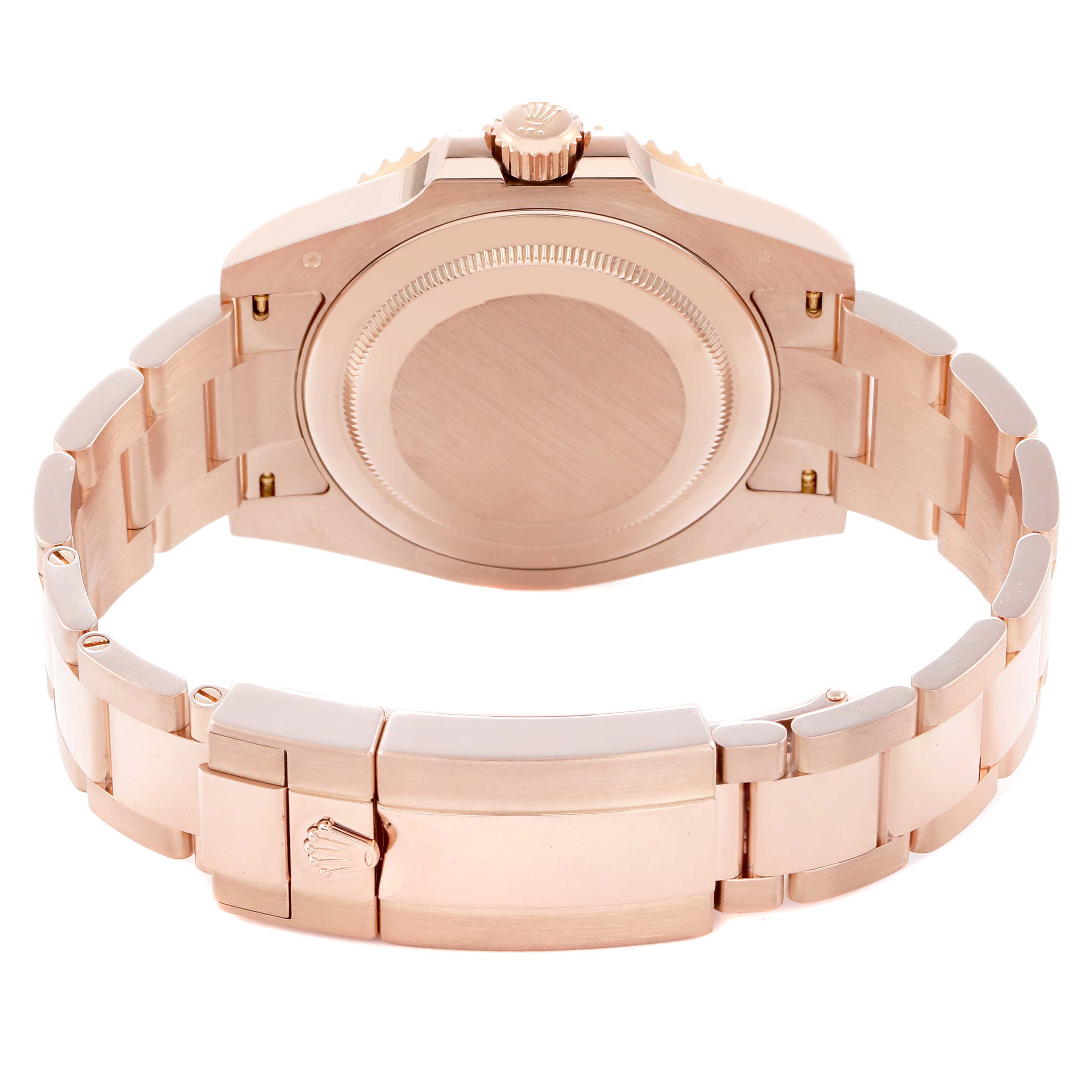 ROLEX GMT MASTER II ROOTBEER ROSE GOLD 126715CHNR |BLACK DIAL |CERAMIC BEZEL| OYSTER BAND|