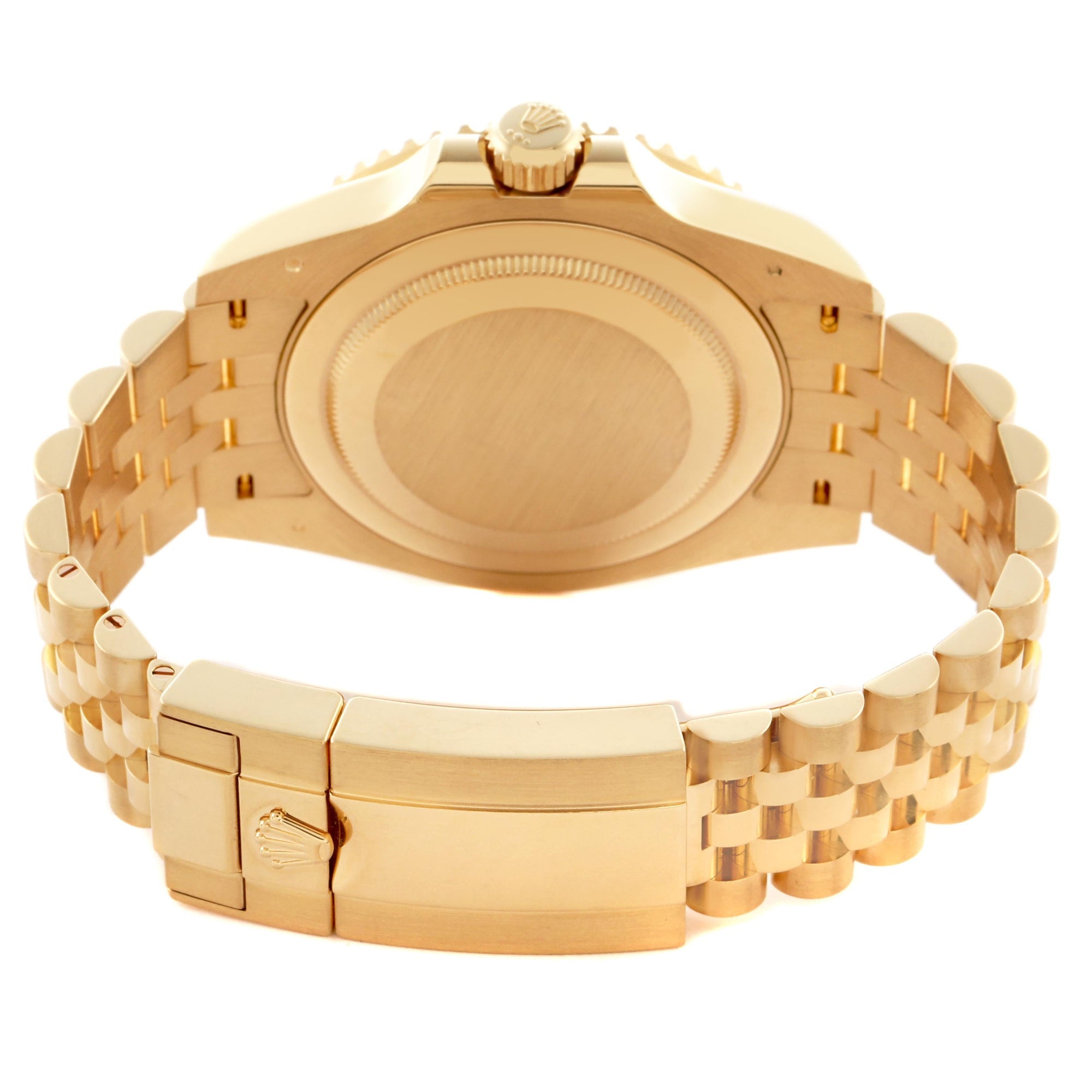 ROLEX GMT MASTER II YELLOW GOLD 126718GRNR| BLACK DIAL| CERAMIC BEZEL| JUBILEE |