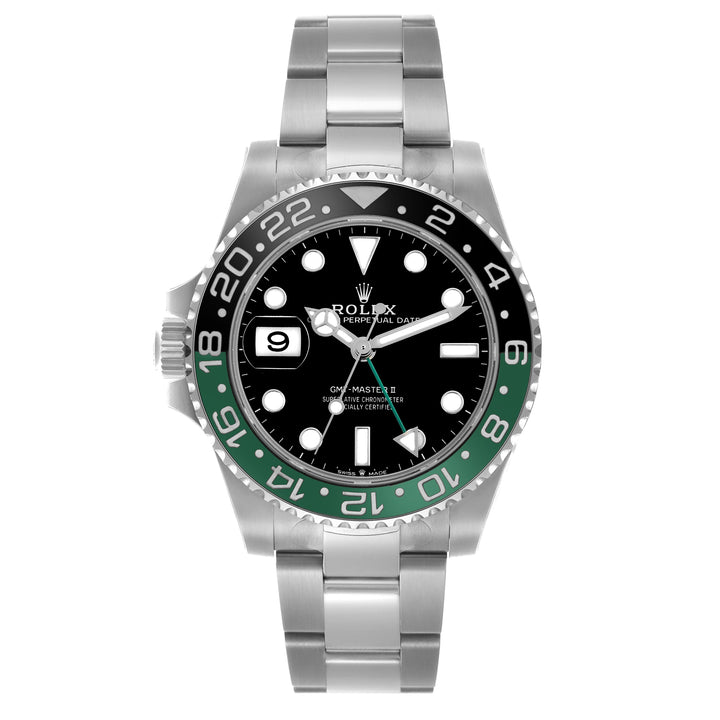 ROLEX GMT MASTER II "SPRITE" 126720 | CERAMIC BEZEL| BLACK DIAL | OYSTER BAND