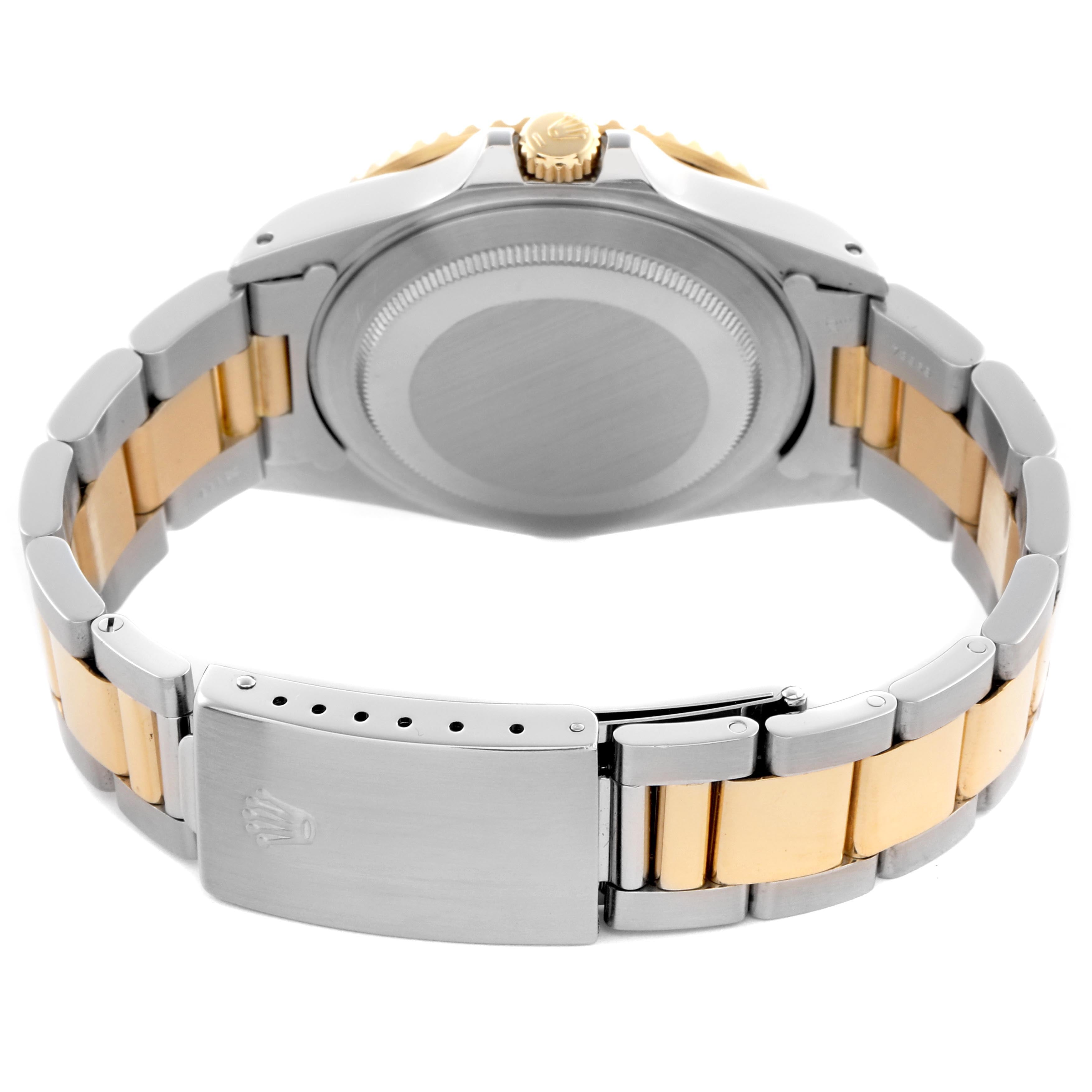 ROLEX GMT MASTER II ROOTBEER STAINLESS STEEL AND YELLOW GOLD 16713 | BRONZE DIAL| BRONZE BEZEL |