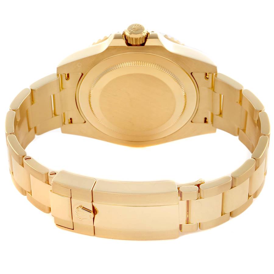 ROLEX GMT MASTER II YELLOW GOLD 40MM 116718 | BLACK DIAL | BLACK CERAMIC BEZEL | OYSTER BAND