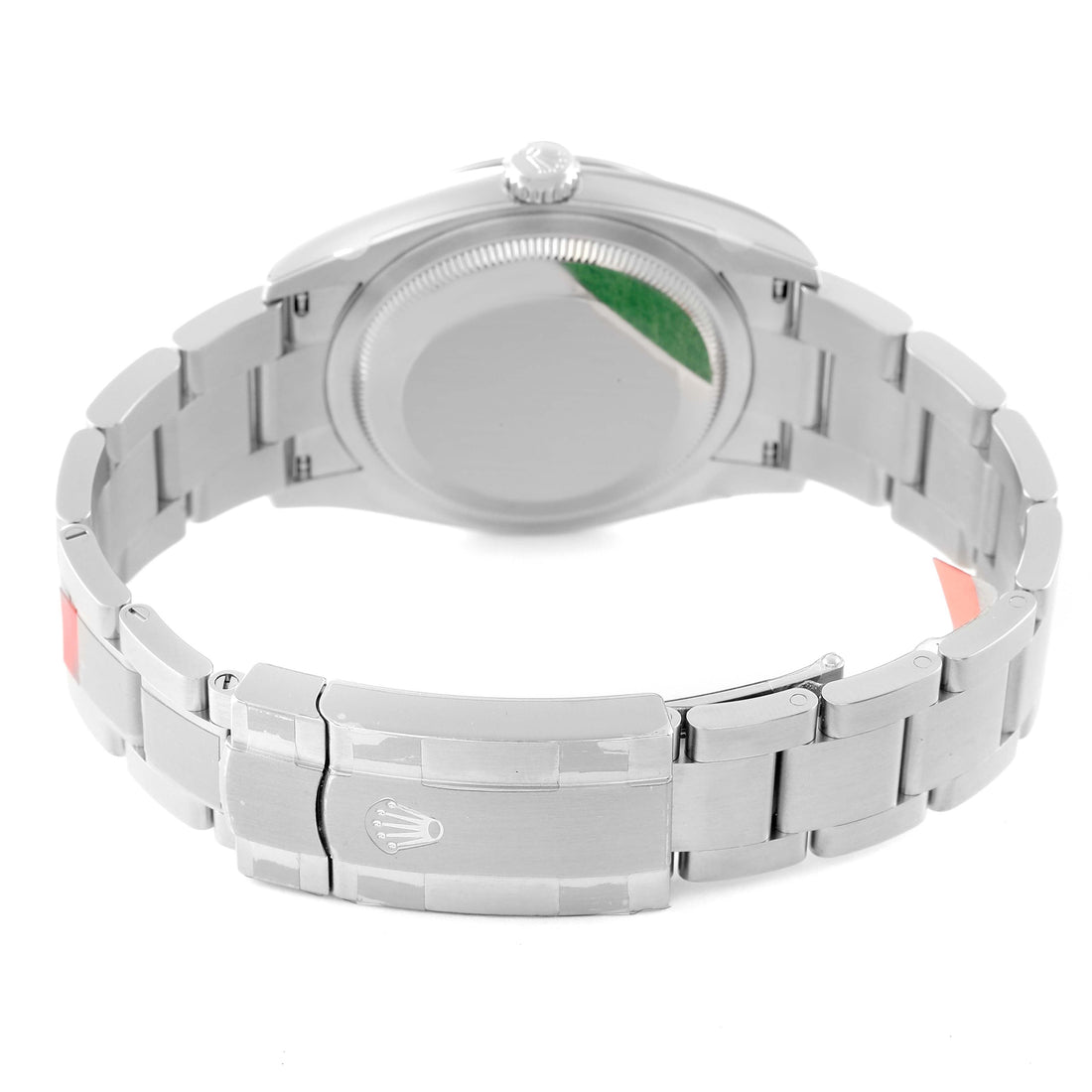 ROLEX OYSTER PERPETUAL 36 MM STAINLESS STEEL 126000 | GREEN DIAL | INDEX HOUR MARKERS |SMOOTH BEZEL| OYSTER BAND