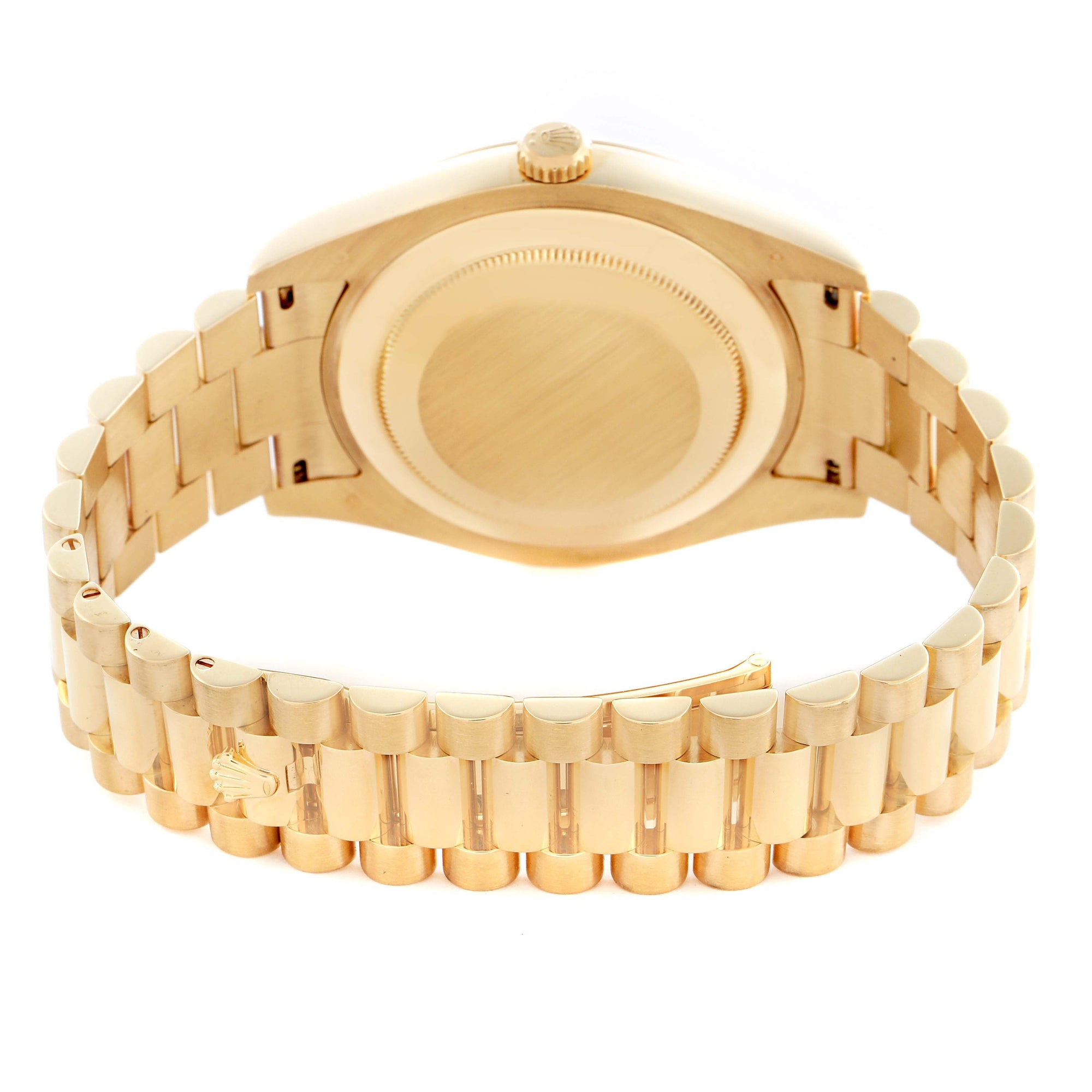 Rolex Day-Date 218238 41mm YELLOW GOLD Champagne Dial | Roman Hour Markers  | Fluted Bezel