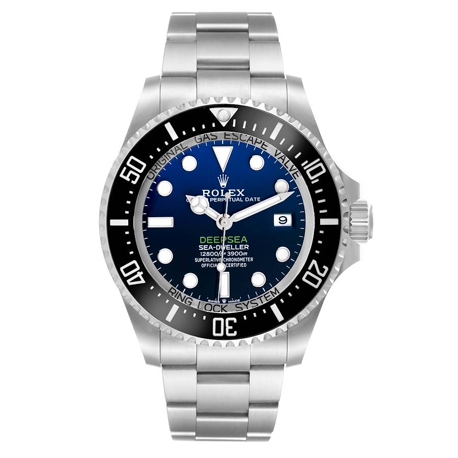 ROLEX SEA-DWELLER DEEPSEA JAMES CAMERON STAINLESS STEEL |BLACK AND D-BLUE DIAL| BLACK BEZEL | OYSTER BAND
