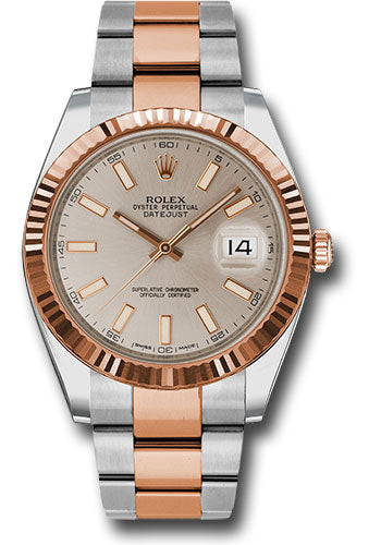 Rolex Datejust 41 Sundust Index Dial on Oyster band 126331
