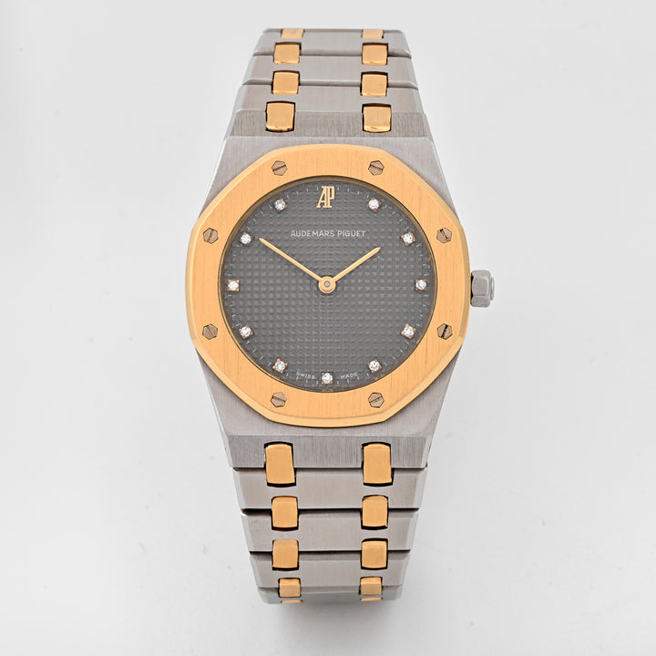 Audemars Piguet Royal Oak Quartz Grey Diamond Dial on Bracelet 56303SA