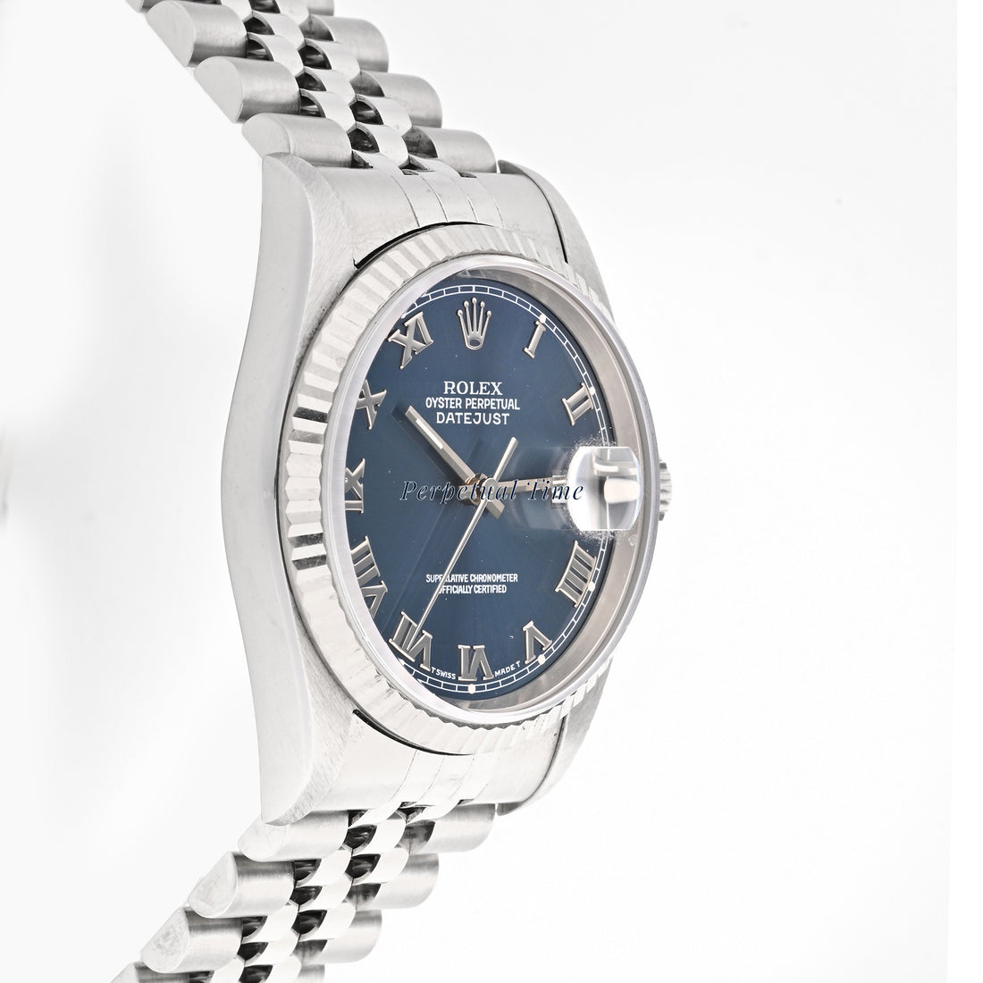 Rolex Datejust 36 Blue roman Dial on Jubilee band 16234 Papers 1995