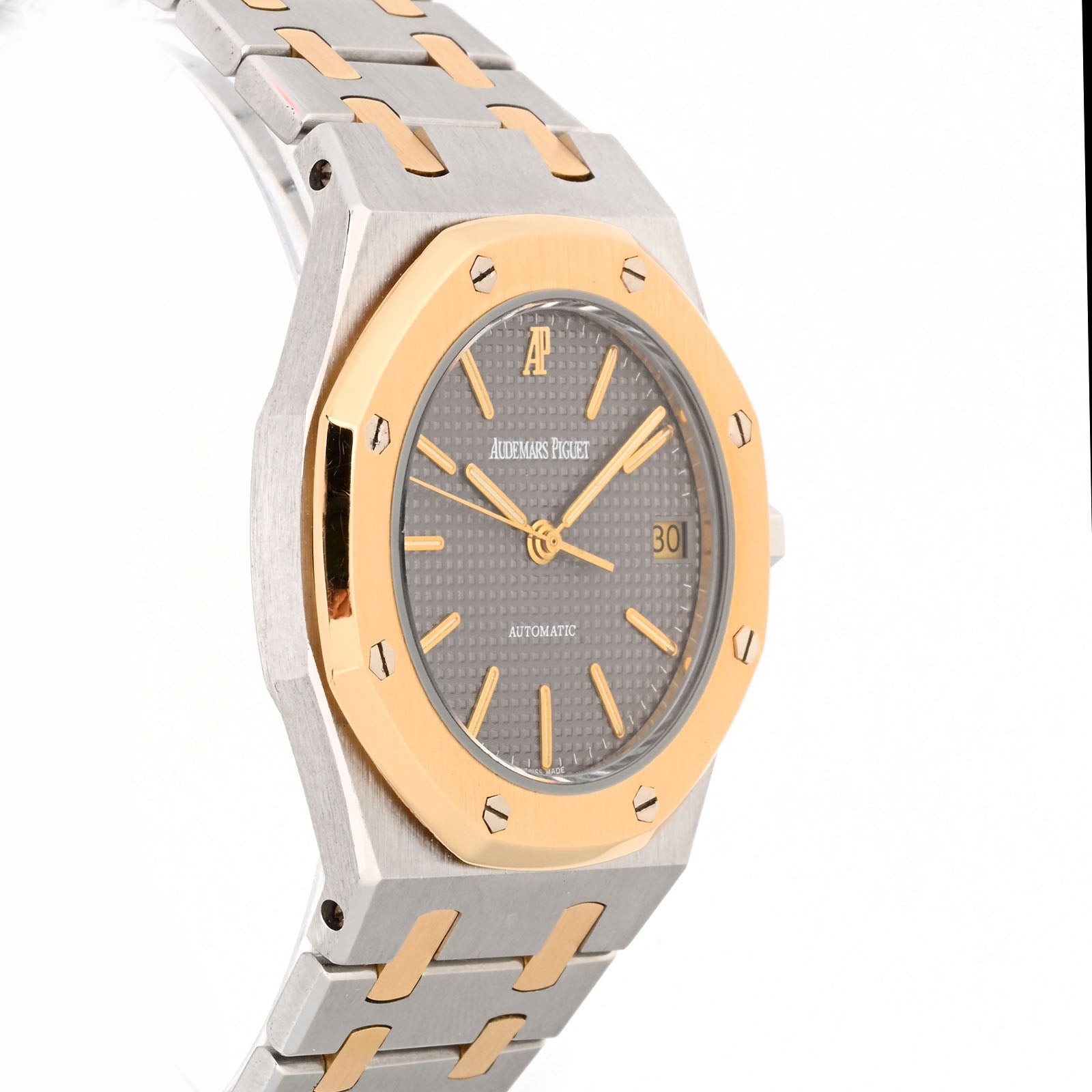 Audemars Piguet Royal Oak 36mm Automatic Gray Stick Dial on Bracelet 4100SA