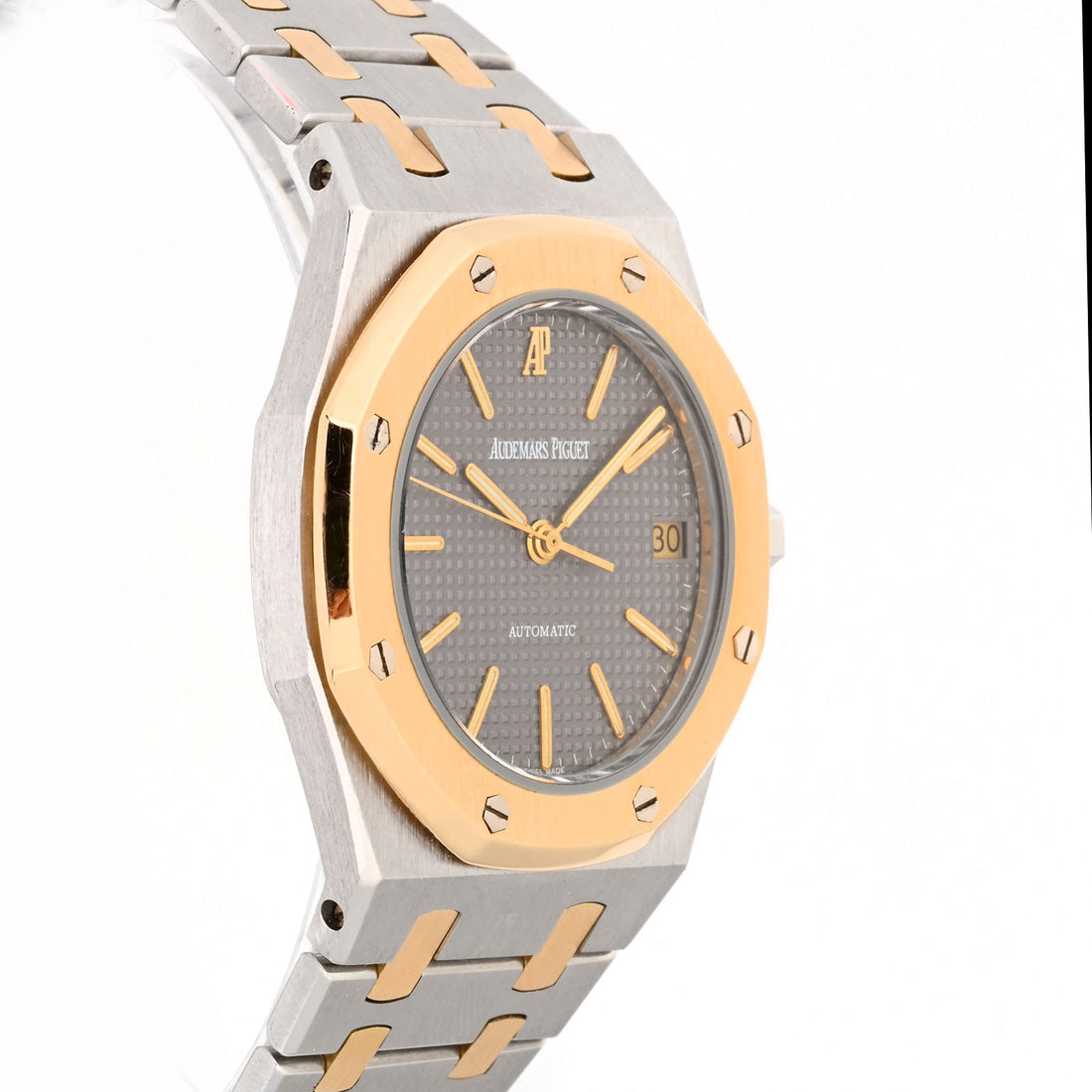Audemars Piguet Royal Oak 36mm Automatic Gray Stick Dial on Bracelet 4100SA