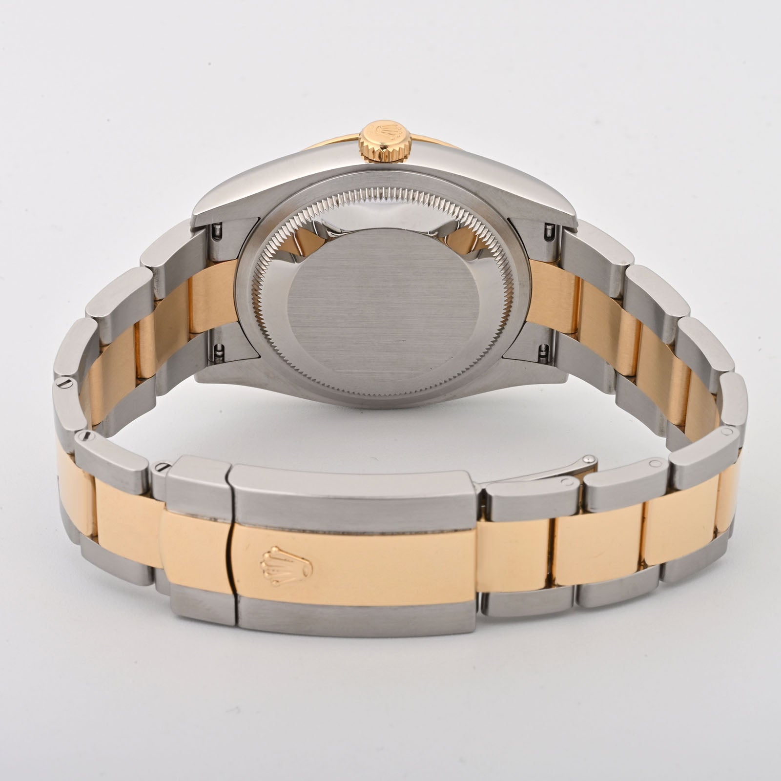 Rolex Datejust 36 Stainless Steel And Yellow Gold Black Diamond Dial on Oyster 126233 Card 2020