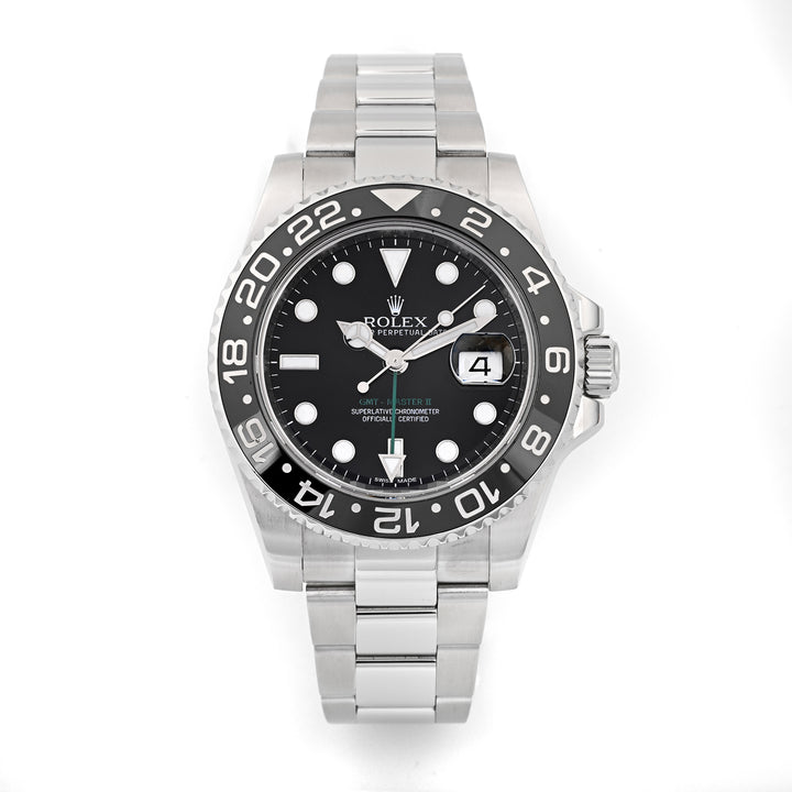 Rolex GMT-Master II Black Dial on Oyster band 116710LN Card 2009