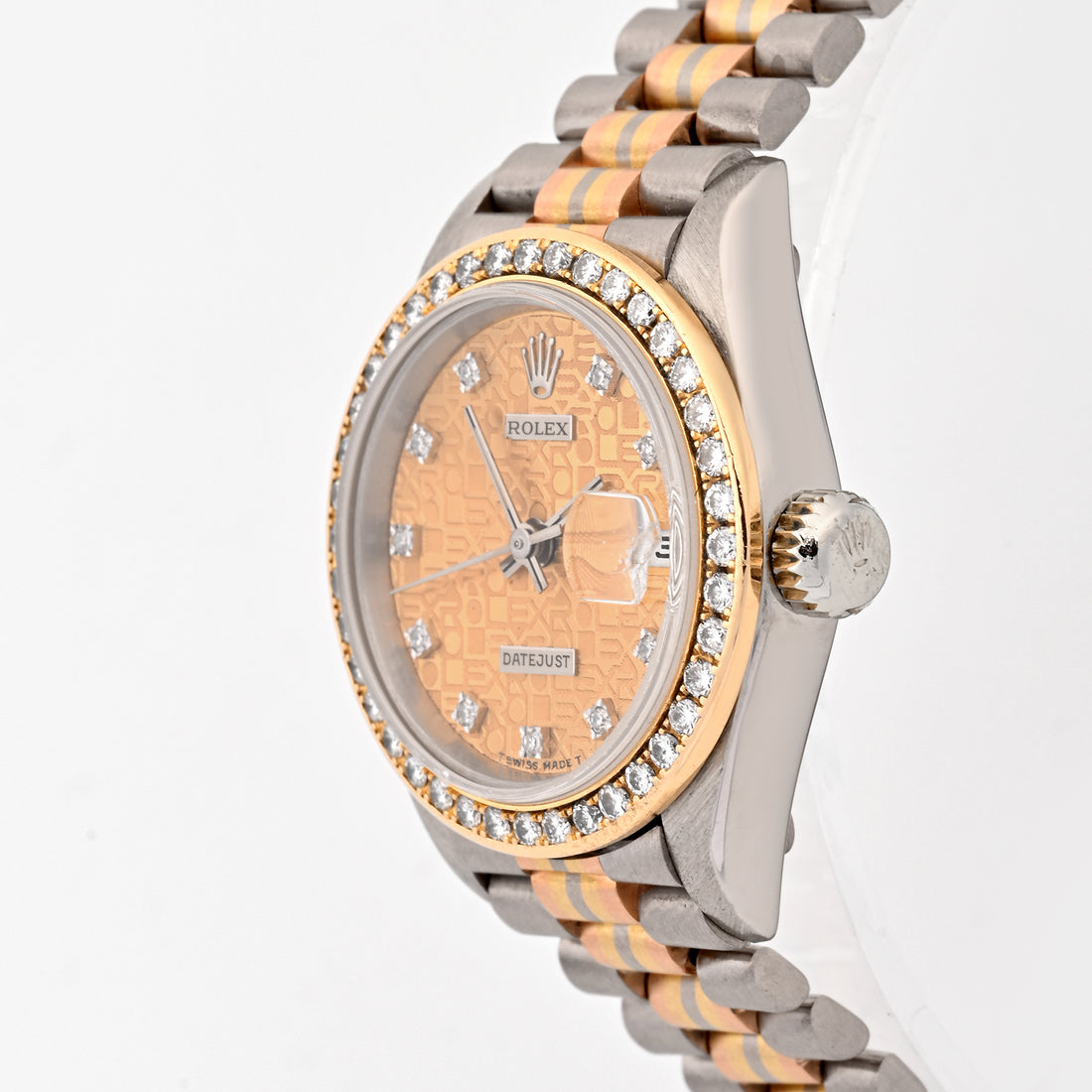 Rolex Ladies President Tridor Computer Dial Dial on President 69139