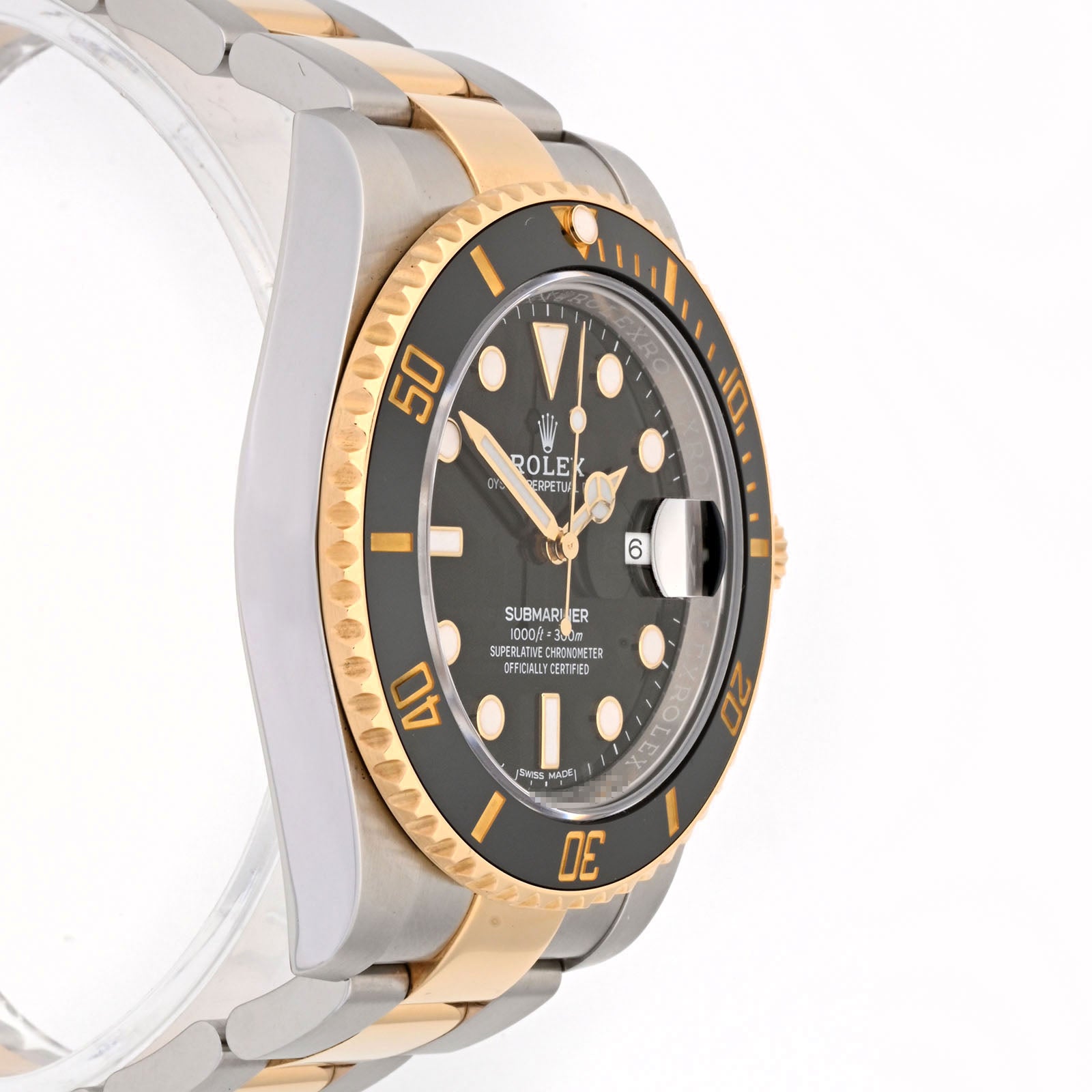 Rolex Submariner 40mm Stainless Steel and Yellow Gold Black Dial on Oyster 116613LN Card 2018