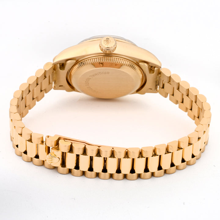 Rolex Lady President 26mm Champagne Roman Dial on President Band 69178