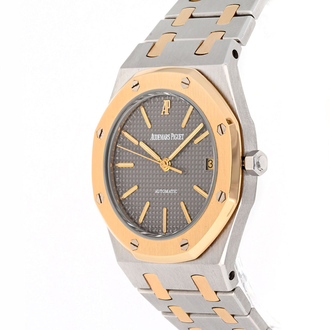 Audemars Piguet Royal Oak 36mm Automatic Gray Stick Dial on Bracelet 4100SA
