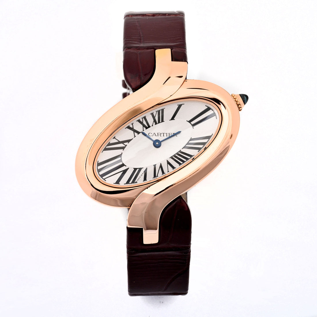 Cartier Delice Large Roman Dial on Leather Band w8100011