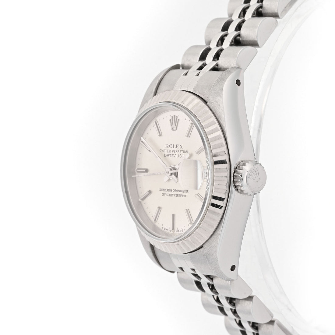 Rolex Datejust 26mm Stainless Steel Silver Stick Dial on Jubilee 69174