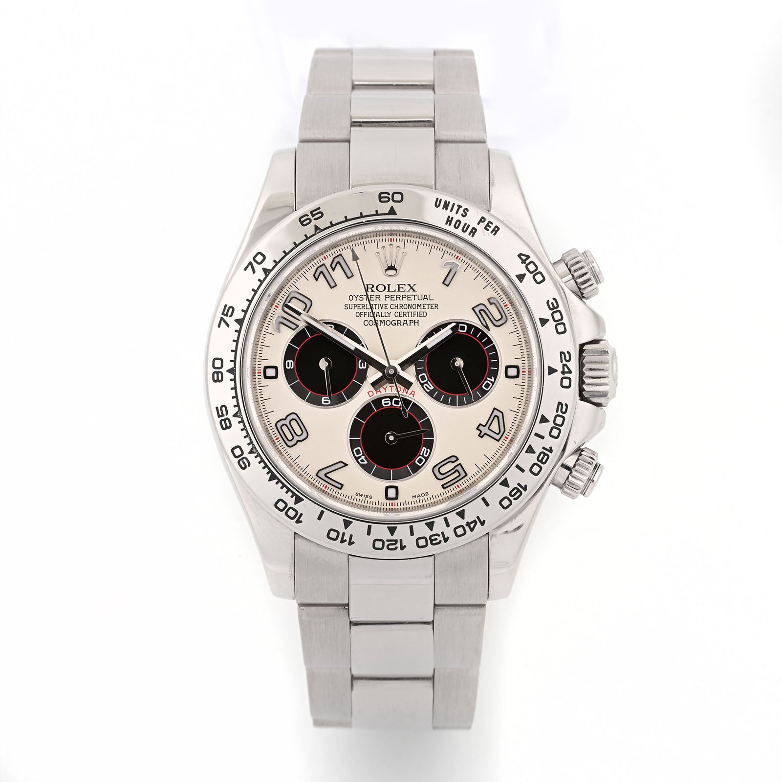 Rolex Daytona Racing Dial Dial on Oyster band 116509 Card 2008
