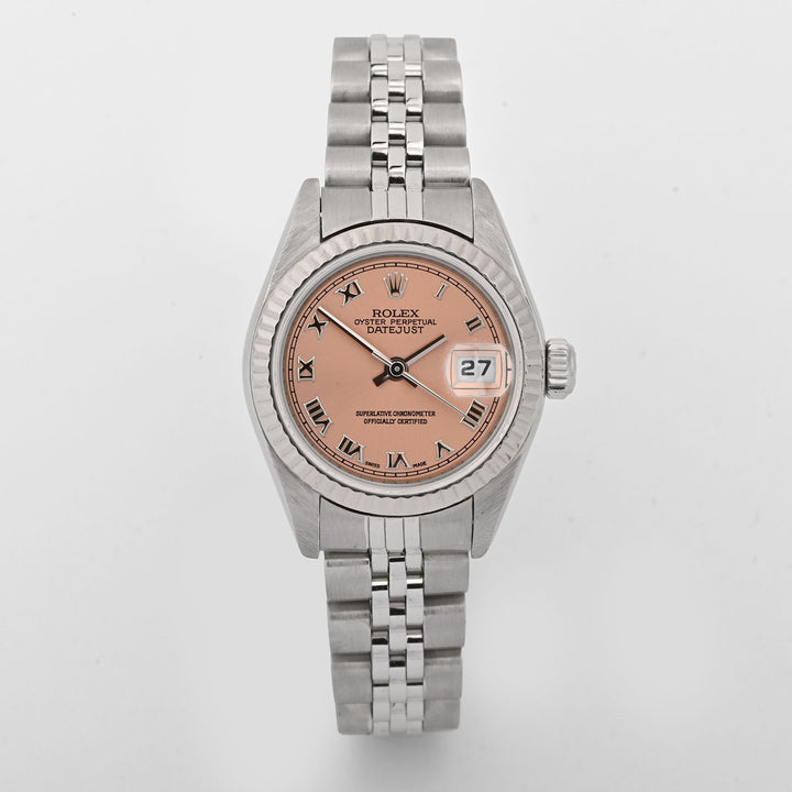 Rolex Datejust Lady Pink Roman Dial on Jubilee 79174 Papers 2003