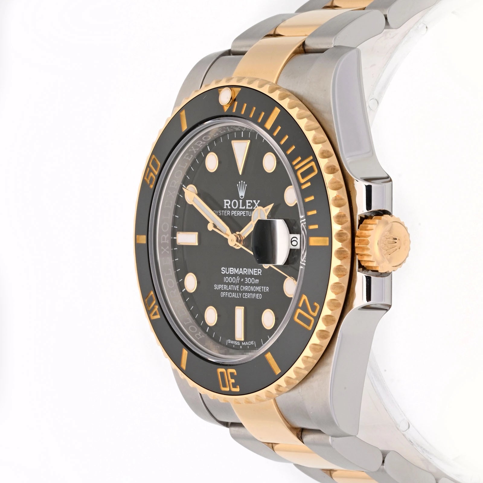 Rolex Submariner Black Dial on Oyster 116613LN Card 2019