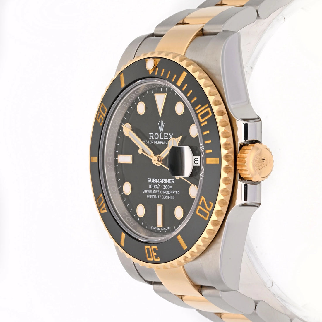 Rolex Submariner Black Dial on Oyster 116613LN Card 2019