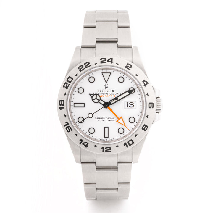 Rolex Explorer II White Dial on Oyster 226570V Card 2024